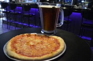 pizza and beer