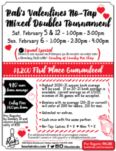 mixed doubles bowling tournaments