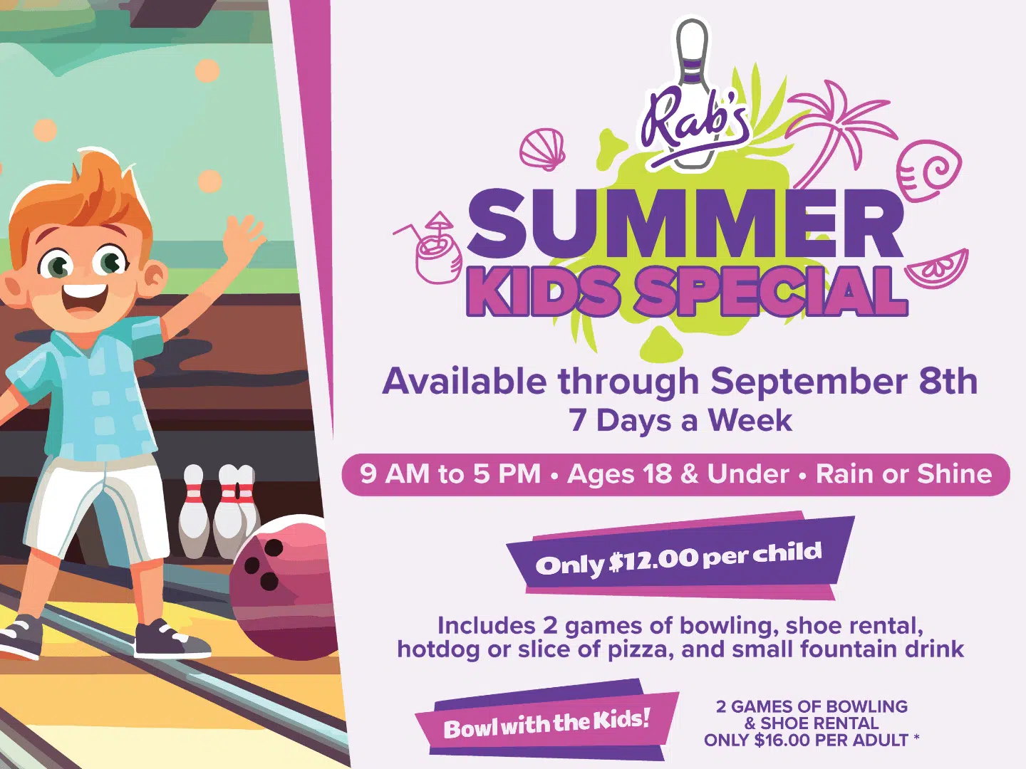 Summer kids special banner